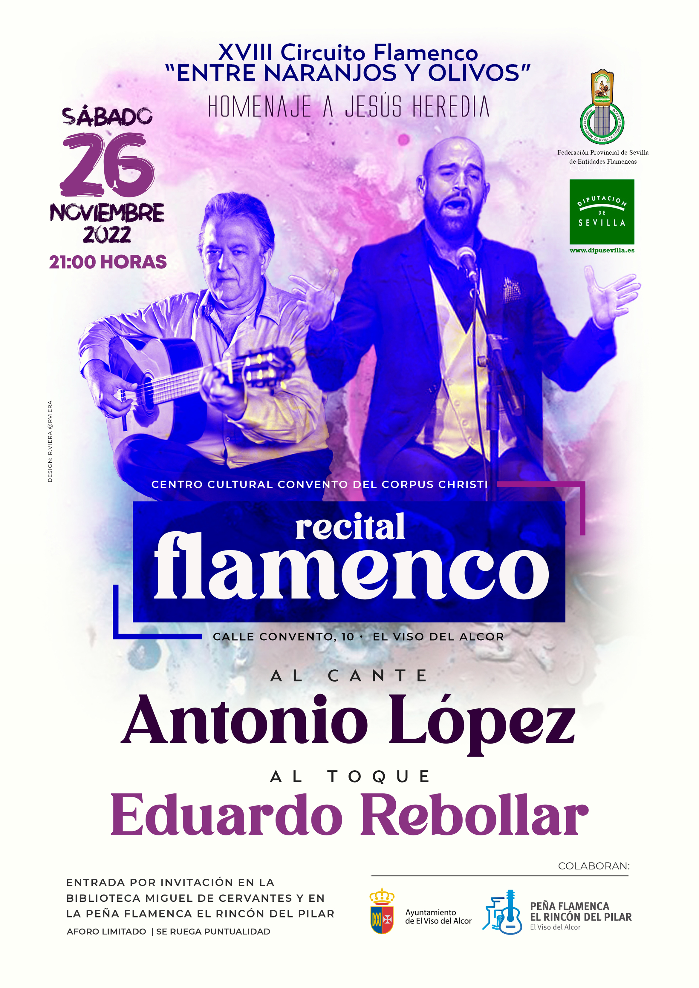 Antonio Lopez cartel flamenco 26 nov